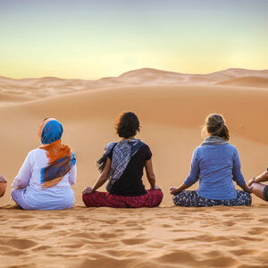 Yoga In The Desert Of Morocco