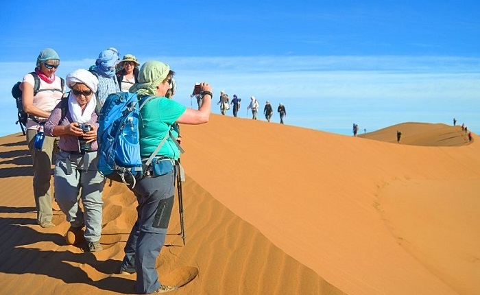 Hiking in the Moroccan Desert 2