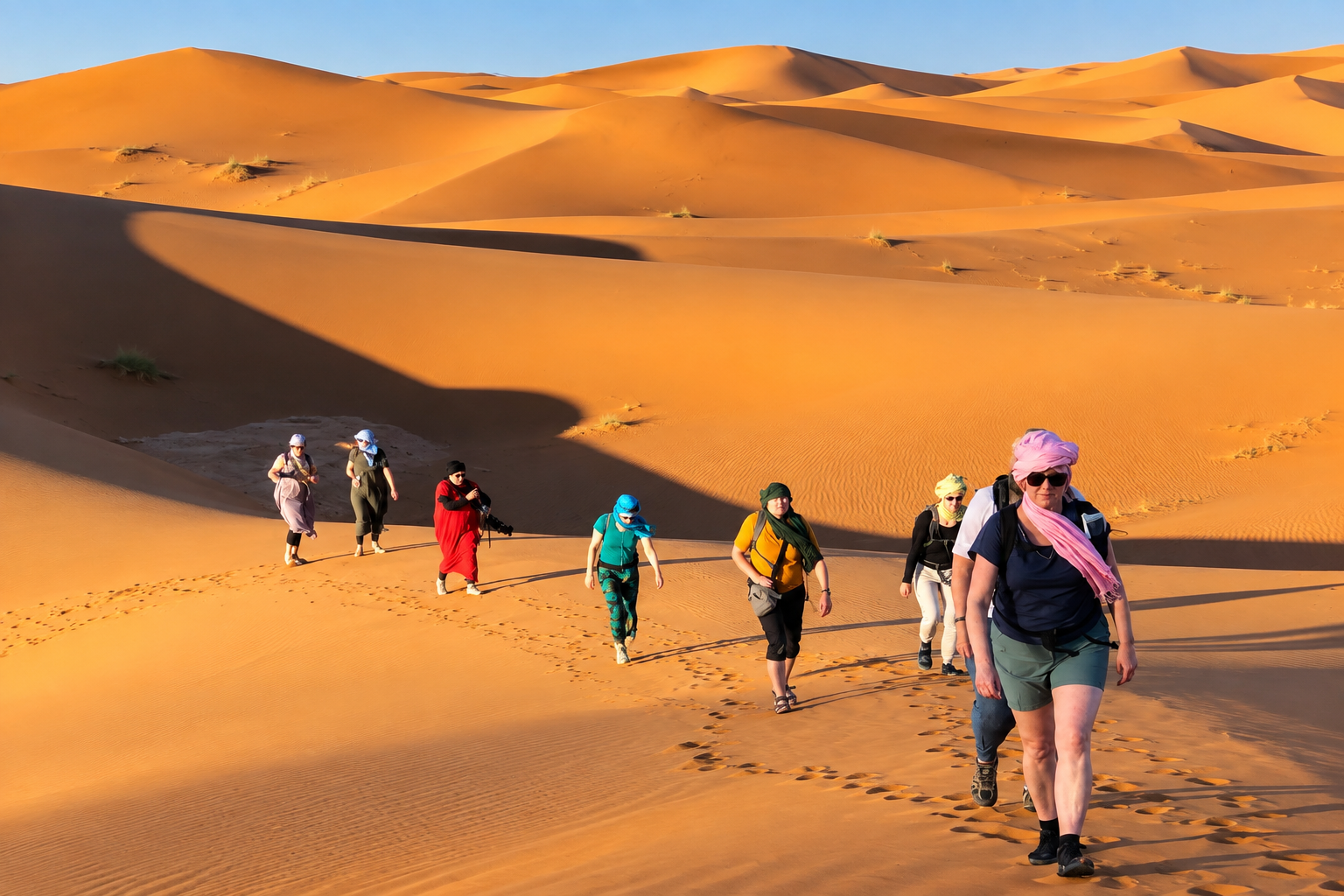 Le Grand Trek « Immersion Chigaga » : 5 Jours de Méharée jusqu’aux Grandes Dunes